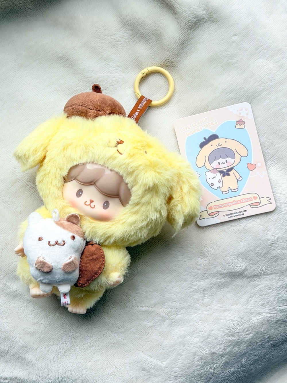 Sanrio Pompompurin zZoton Vinyl Plush Pendant